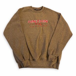 Vintage Union College Alumni Crewneck Sweatshirt Aged Wash Fits Sz Large